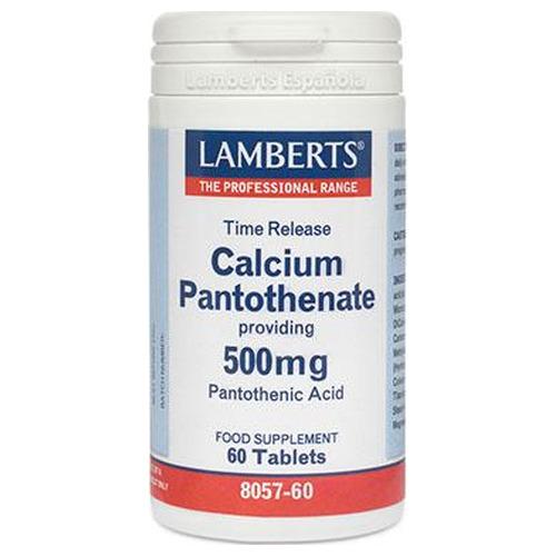 Pantotenato de Calcio - Lamberts - 60 comprimidos