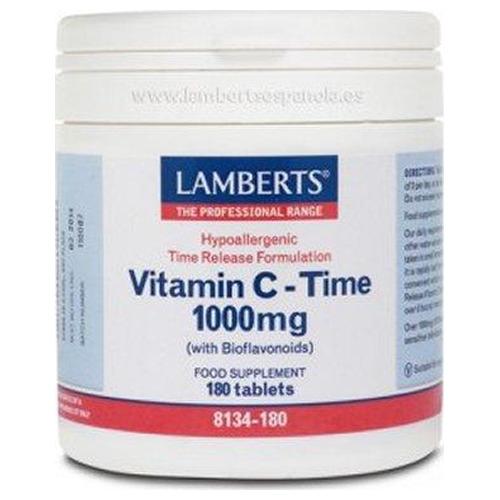 Vitamina C - Liberación Sostenida 1.000 mg - Lamberts - 180 comprimidos
