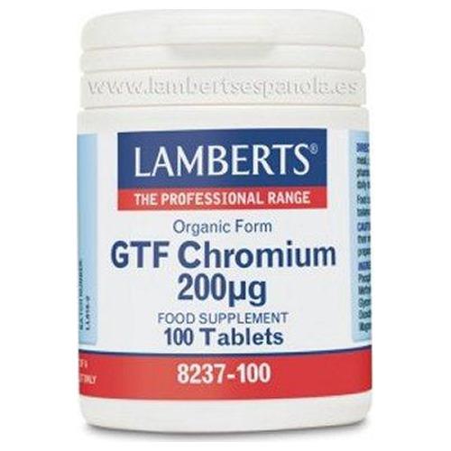 Cromo GTF - Lamberts - 100 comprimidos