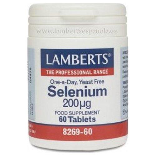 Selenio 200 mcg - Lamberts - 60 comprimidos