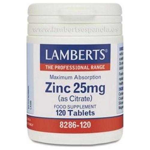 Zinc 25 mg - Lamberts - 120 comprimidos
