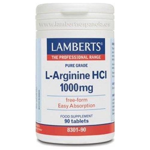 L-Arginina HCI 1.000 mg - Lamberts - 90 comprimidos