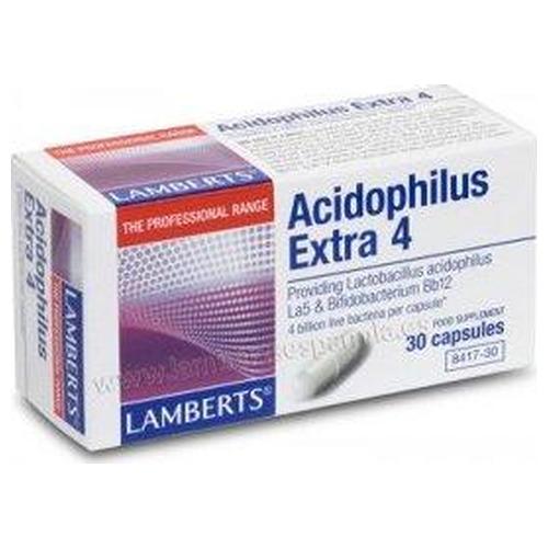 Acidophilus Extra 4 - Lamberts - 30 Cápsulas