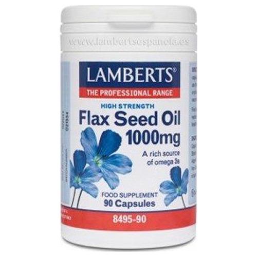 Aceite de Semillas de Lino 1.000 mg - Lamberts - 90 cápsulas