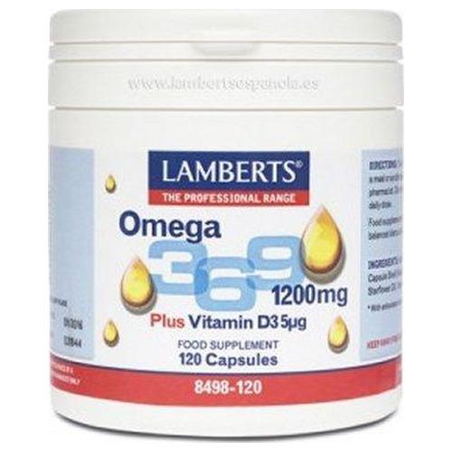 Omega 3-6-9 - Lamberts - 120 perlas