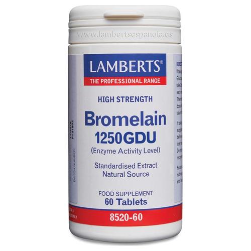 Bromelina 500 mg - Lamberts - 60 comprimidos