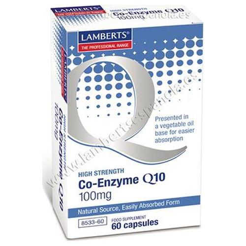 Co-Enzima Q10 100 mg - Lamberts - 60 Cápsulas