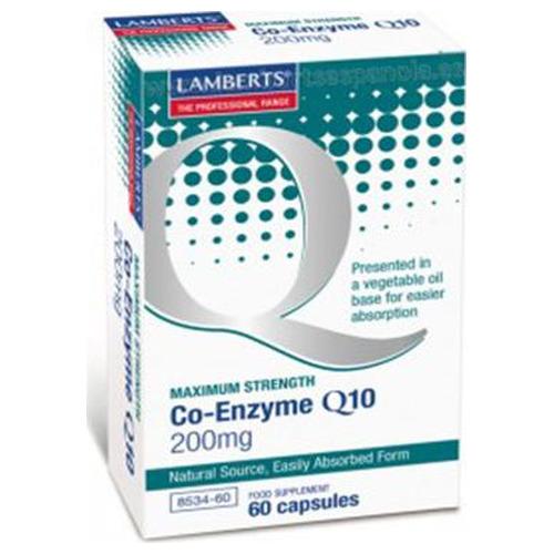 Co-Enzima Q10 200 mg - Lamberts - 60 Cápsulas