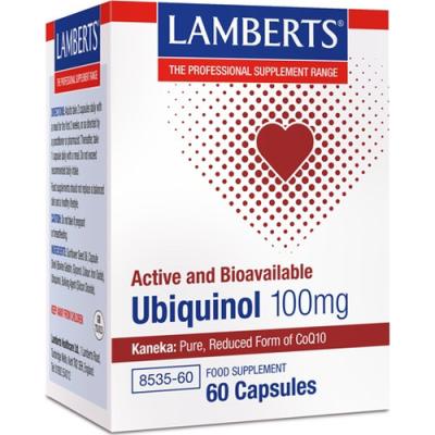 Ubiquinol 100 mg. Puro y Activo - Lamberts - 60 Cápsulas