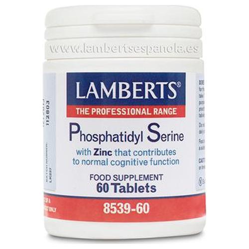 Fosfatidil Serina con Zinc - Lamberts - 60 comprimidos