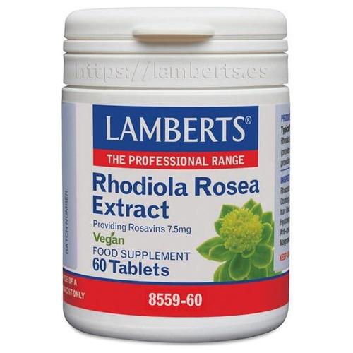 Rhodiola Rosea 250 mg - Lamberts - 60 tabletas