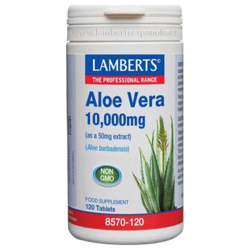 Aloe Vera 10.000 mg - Lamberts - 120 Tabletas