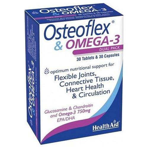 Osteoflex Omega 3 - Helth Aid - 30 cap. + 30 comp.