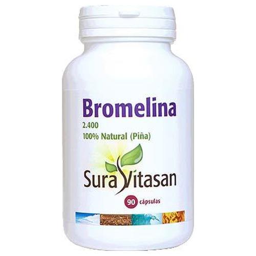 Bromelina 2.400 500 mg. - Sura Vitasan - 90 cápsulas