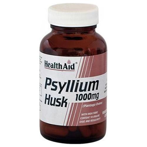 Fibra de cáscara de Psyllium - HealthAid - 60 cápsulas