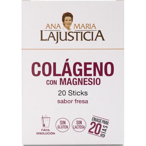 Colágeno con Magnesio Fresa - Ana María Lajusticia - 20 stick