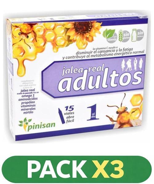 Pack x3 JALEA REAL ADULTOS - Pinisan - 15 viales