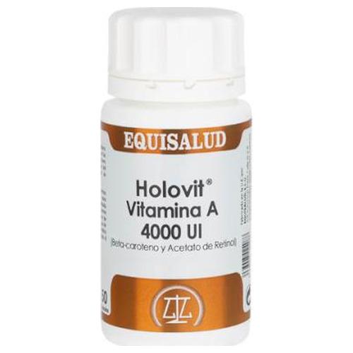 Holovit Vitamina A 4000 Ui (Betacaroteno Y Acetato De Retinol) - Equisalud - 50 
