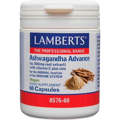 Ashwagandha Advance (Withania somnifera) - Lamberts - 60 cápsulas