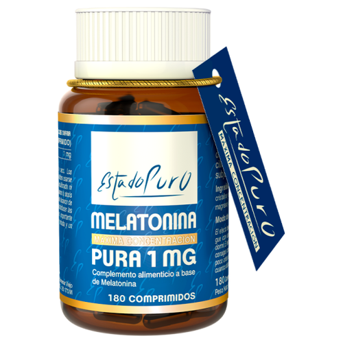 Estado Puro - Melatonina Pura 1mg. - Tongil - 180 comprimidos