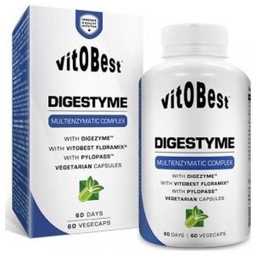 Digestyme - Complejo Multienzimático - Vitobest - 60 cápsulas
