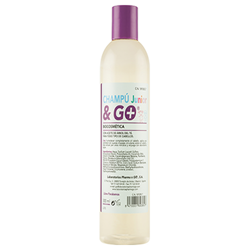 Champu Junior Con Aceite del Arbol del Te & Go - Pharma & Go - 300 ml.