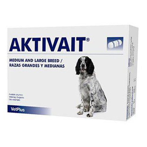 Aktivait razas grandes - VetPlus - 60 cápsulas