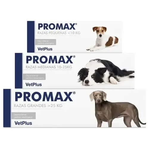 Promax (Naranja) 10 - 25 Kg. - VetPlus - 18 ml.