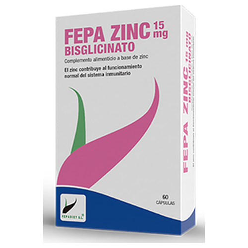 Fepa-Zinc Bisglicinato - Fepadiet - 60 cápsulas