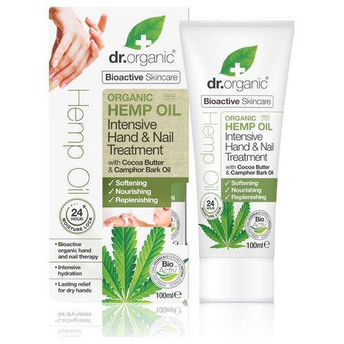 Tratamiento Intensivo Manos & Uñas Cañamo - Dr. Organic - 100 ml.