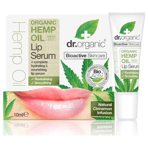 Serum Labial de Cañamo - Dr. Organic - 10 ml.