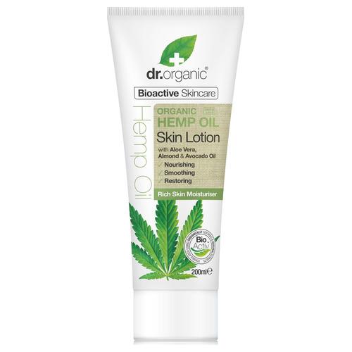 Locion Corporal de Cañamo - Dr. Organic - 200 ml.