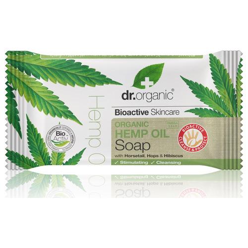 Jabon en Pastilla Aceite Cañamo - Dr. Organic - 100 gramos