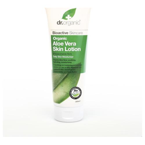 Locion Corporal de Aloe Vera - Dr. Organic - 200 ml.
