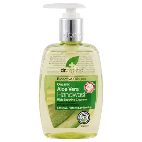 Jabon de Manos de Aloe Vera - Dr. Organic - 250 ml.