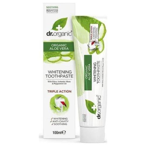 Pasta de Dientes de Aloe Vera - Dr. Organic - 100 ml.