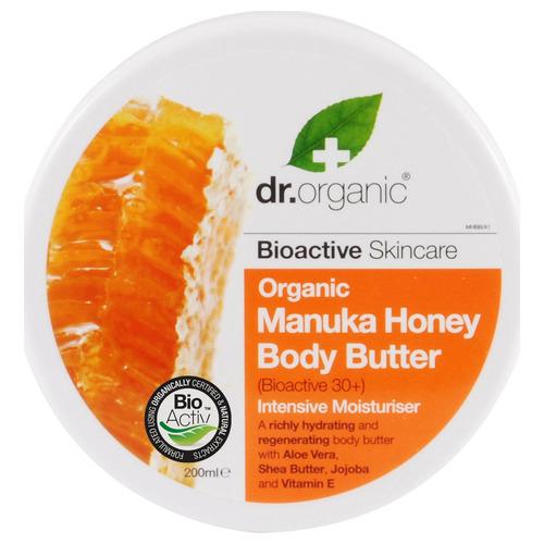 Crema Corporal de Miel de Manuka - Dr. Organic - 200 ml.