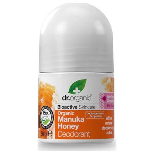 Desodorante de Miel de Manuka - Dr. Organic - 50 ml.