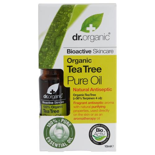 Aceite Puro de Arbol de Te - Dr. Organic - 10 ml.
