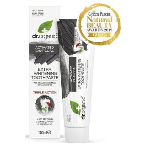 Pasta de Dientes de Carbon - Dr. Organic - 100 ml.