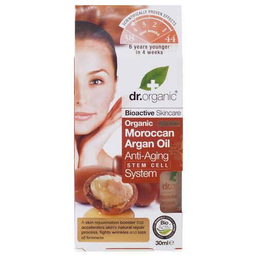 Sistema Anti-Edad C. Madre de Aceite de Argan - Dr. Organic - 30 ml.