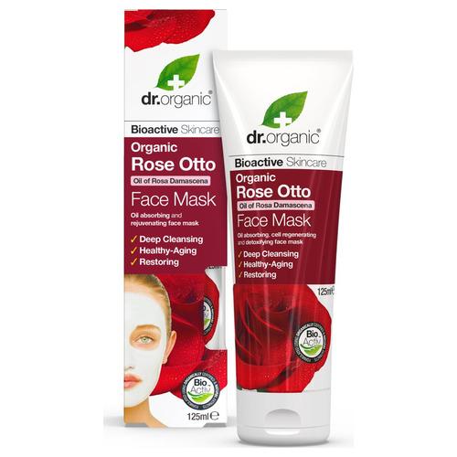 Mascarilla Facial Rose Otto - Dr. Organic - 125 ml.