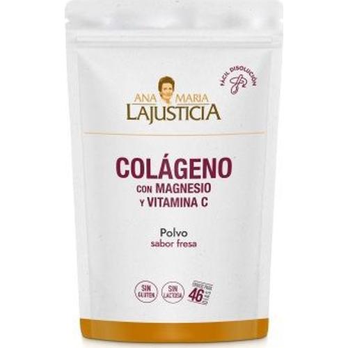 Colageno con Magnesio + Vit C Fresa - Ana María Lajusticia - 350 gramos