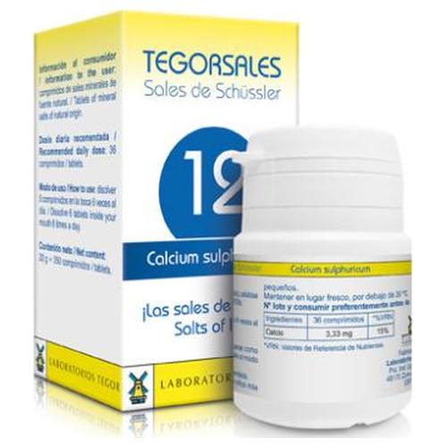 Tegorsales 12 Sulfato De Calcio 350 Comp