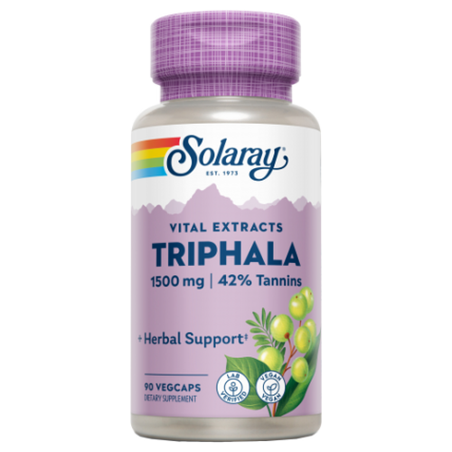 Triphala 500 mg. - Solaray - 90 cápsulas