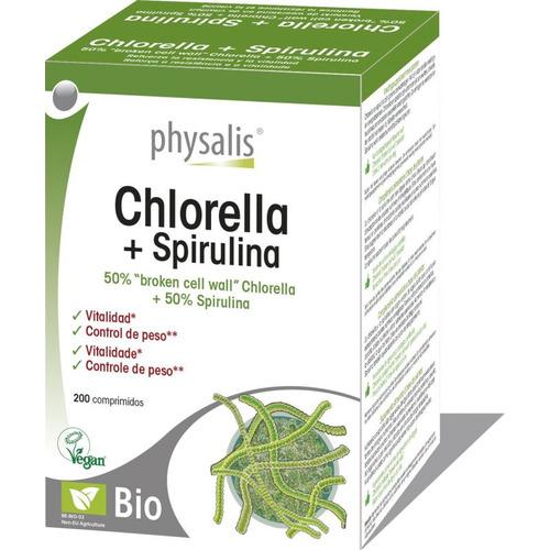 Chlorella + Spirulina - Physalis - 200 Cápsulas
