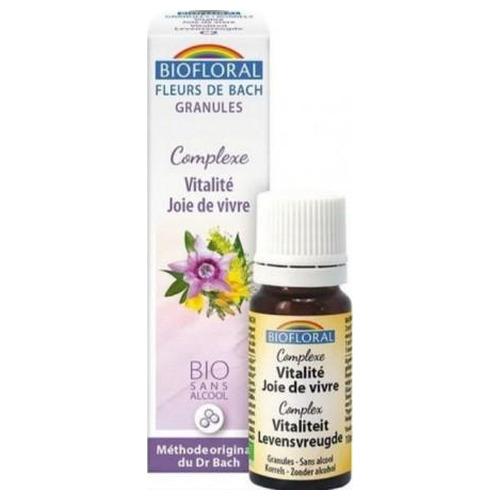Flores de Bach Complejo 02 Vitalidad Alegria de Vida BIO - Biofloral - 9 gramos