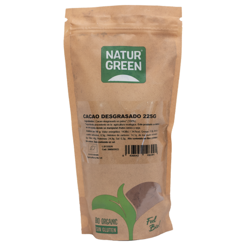 Cacao Desgrasado Bio 225 G