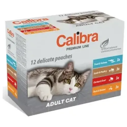 Calibra Cat Sterilised Salmão Fígado Multipack Pouch 12x100g