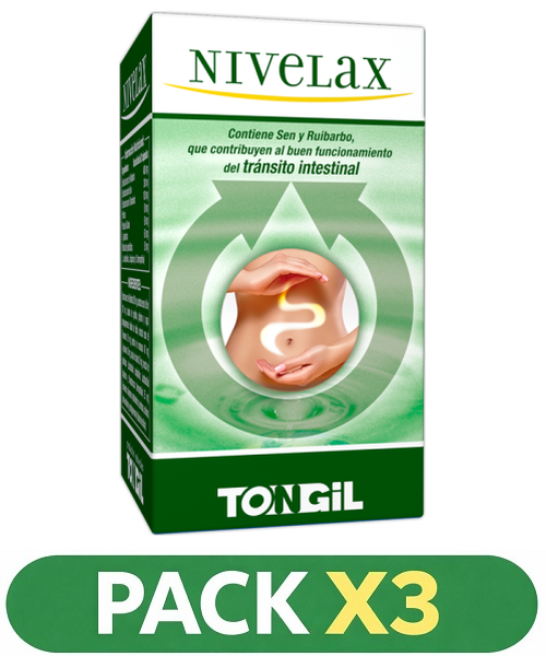 Pack x3 Niveles de Vida - Nivelax - Tongil - 30 cápsulas